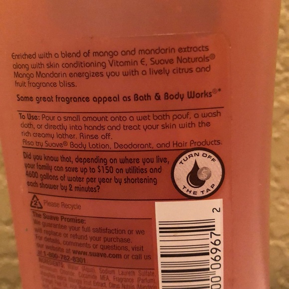 COPY New Unused Suave Mango Mandarin Body Wash. Infused with mango & mandarin. - Picture 7 of 8
